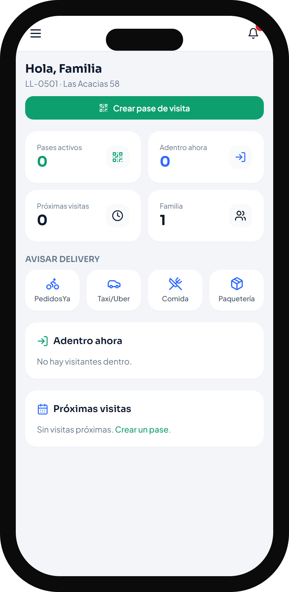 App del residente en Acceso360